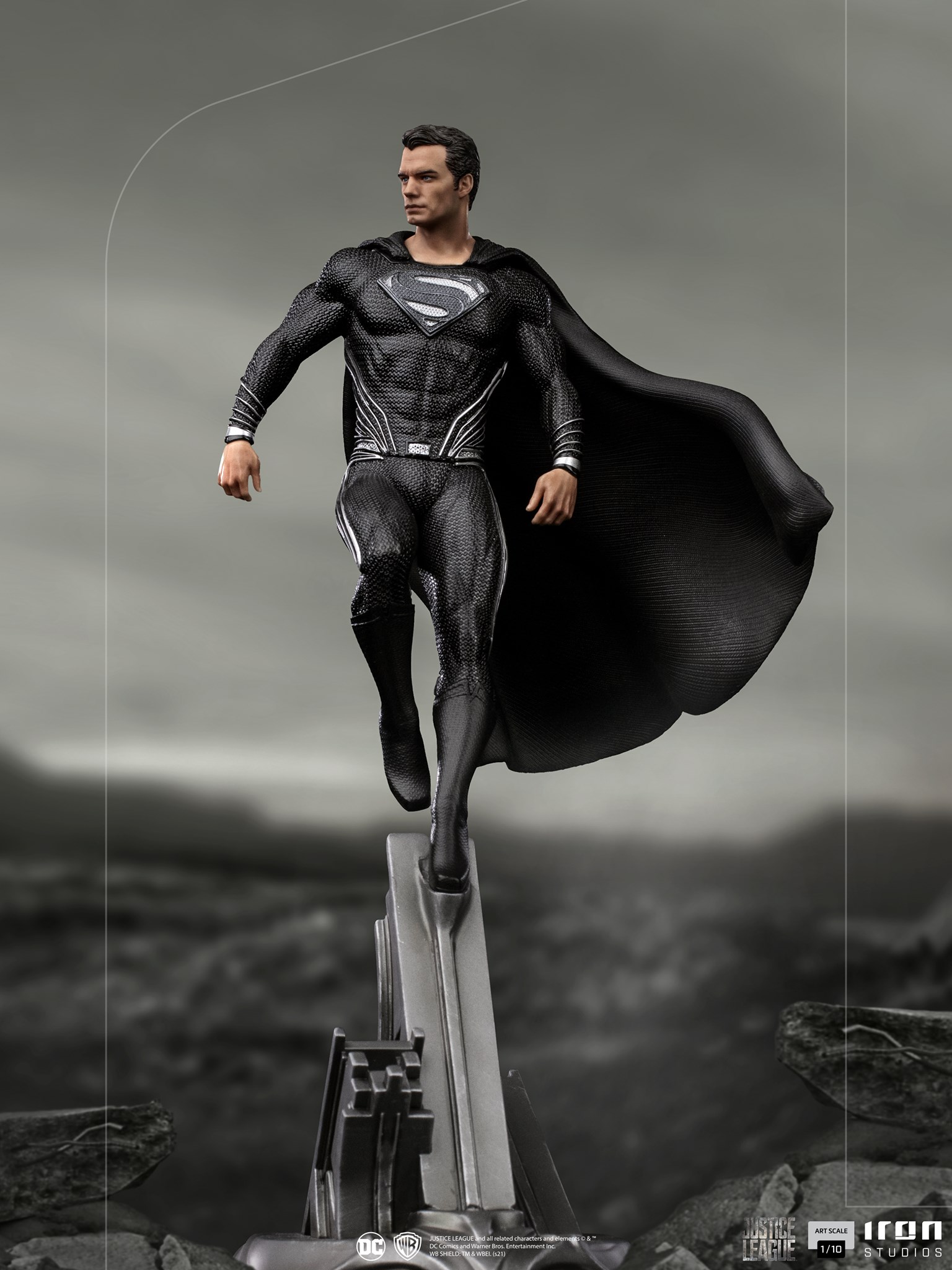 Iron Studios Art Scale 1/10 Zack Snyder’s Justice League - Superman Black Suit