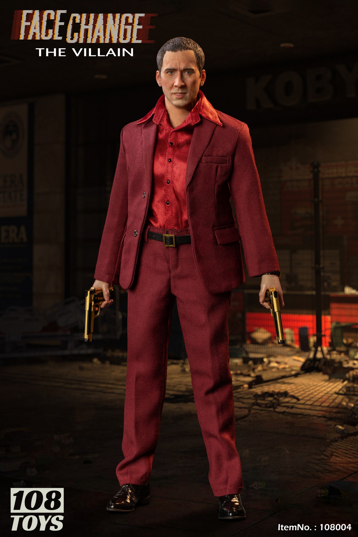 108Toys 108004 1/6 Face Change - The Villain