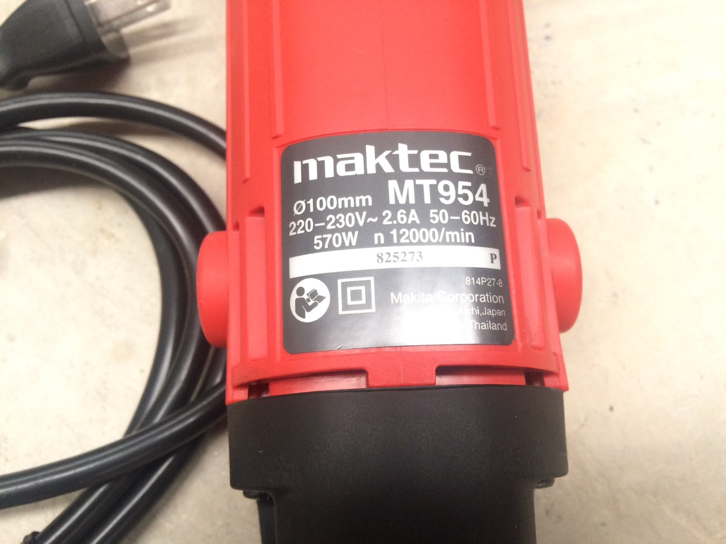 เครื่องเจียร์ 4" MT954 MAKTEC(ฟรีค่าจัดส่ง)