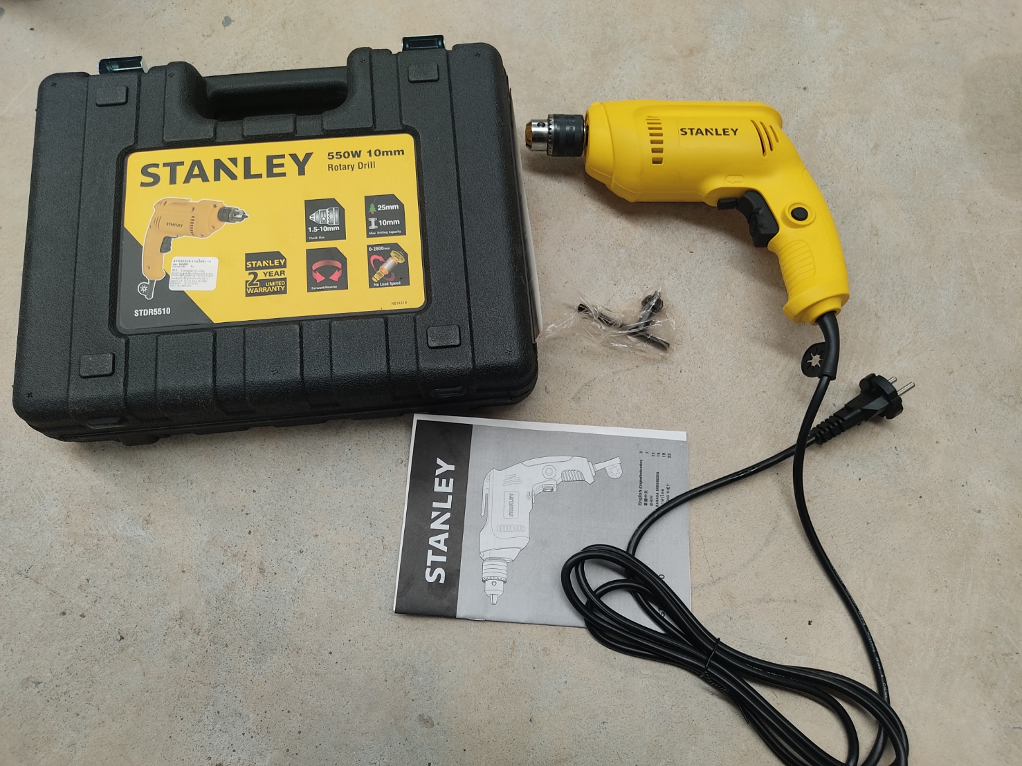 สว่าน 3/8" STDR5510 (550W.) STANLEY