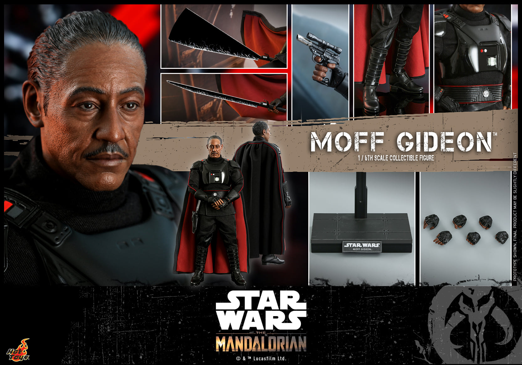 Hot Toys TMS029 1/6 Star Wars: The Mandalorian - Moff Gideon™