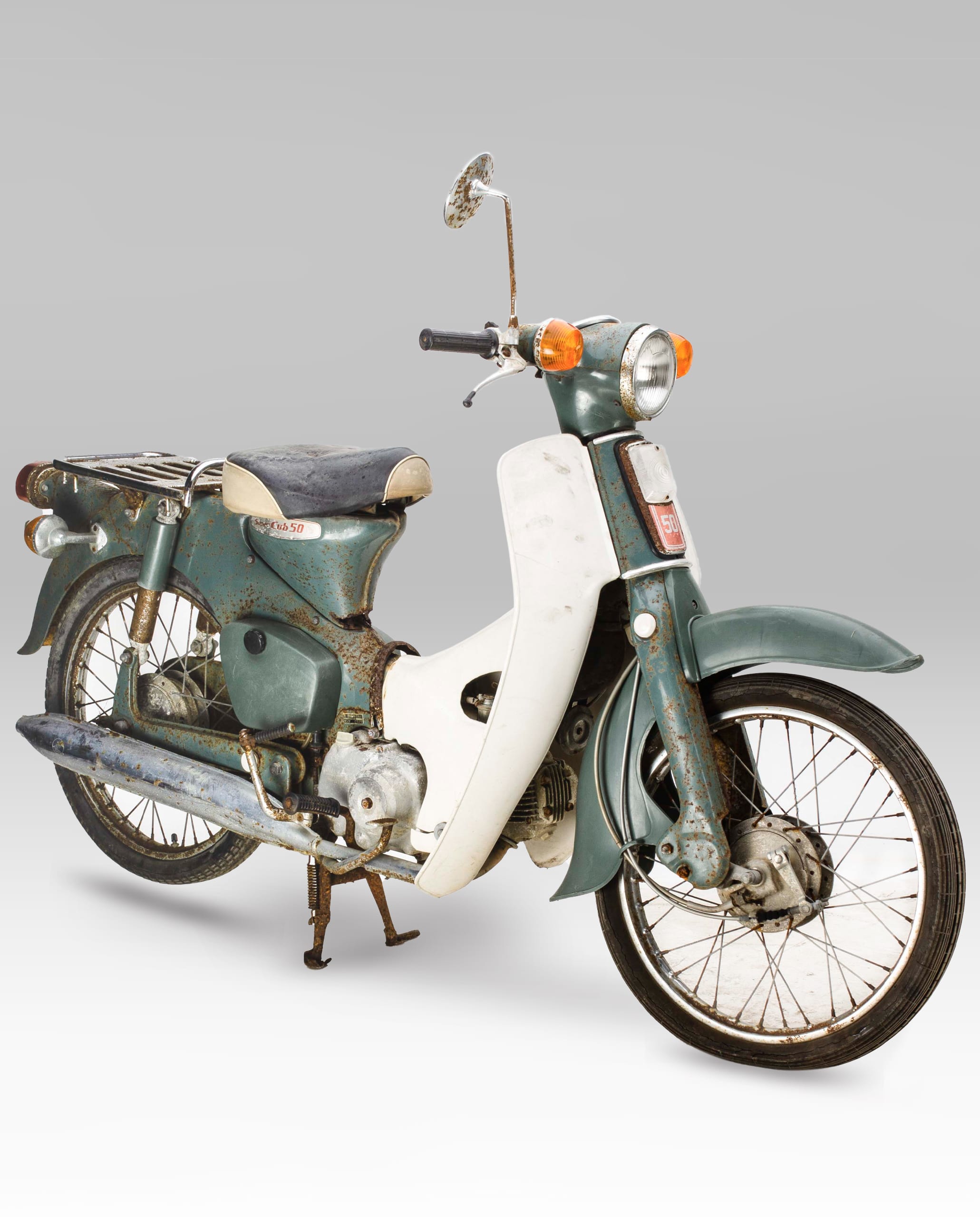 บังโคลนหลัง c50 ซี50 C70 ZC สีพื้น B58