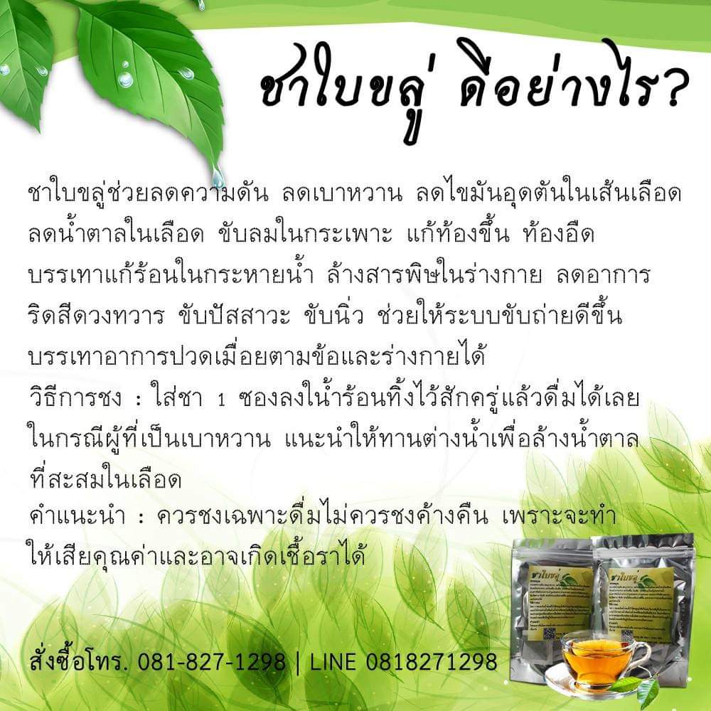 รวม มี3 รายการ ชามะระขี้นกป่า & ชาเห็ดหลินจือ & สมุนไพร ชาใบขลู่