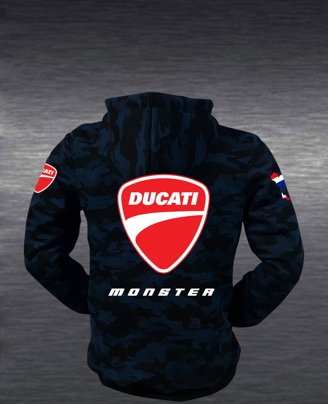 เสื้อการ์ด พร้อมลายสกรีนพิเศษ