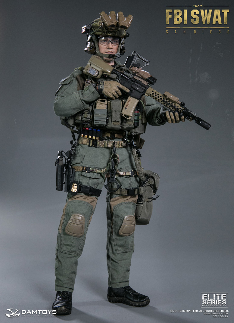 DAMTOYS No.78044 FBI SWAT TEAM AGENT - SAN DIEGO