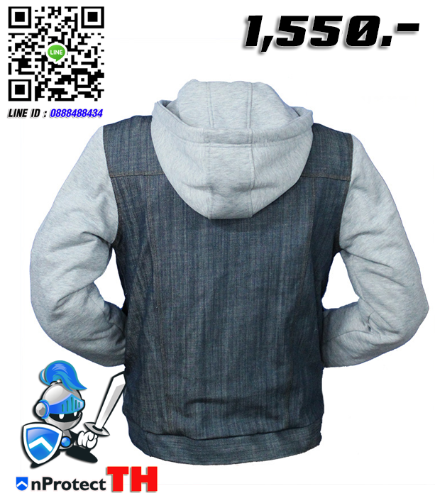 เสื้อฮู้ดยีนส์การ์ด HOOD41