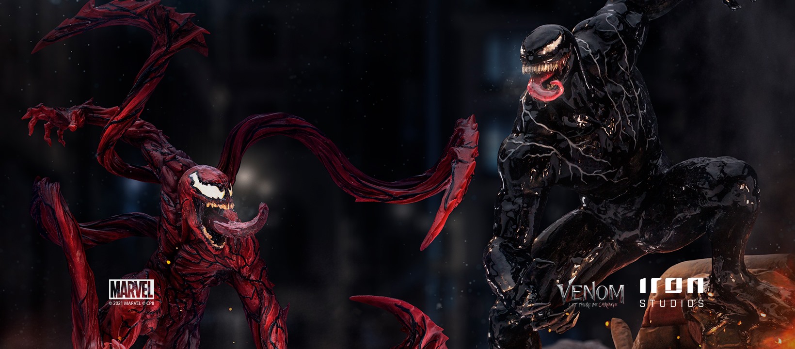 Iron Studios BDS Art Scale 1/10 Venom: Let There Be Carnage - Venom
