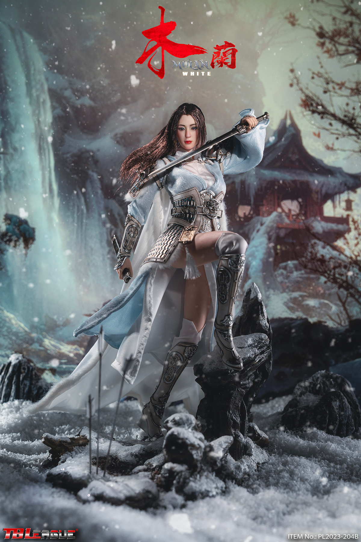 TBLeague PL2023-204B 1/6 MULAN (White)