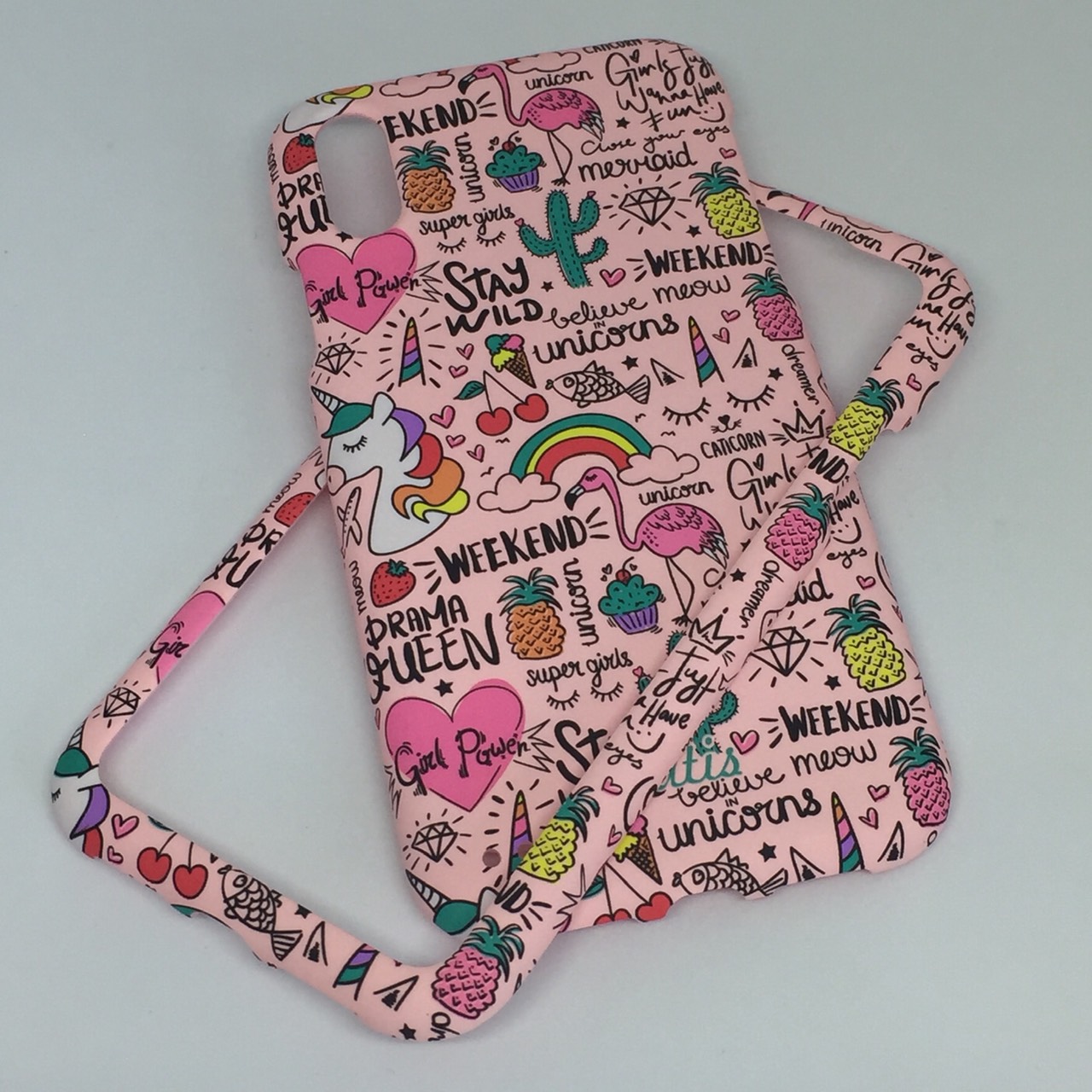 เคสคูทิสKutisไอโฟนXR(ลายฟลามิงโก้ผอม)มาใหม่ เคสประกบหน้า-หลัง เคสเรืองแสง เคสลายวินเทจ ร้านSuperhero Klongthom