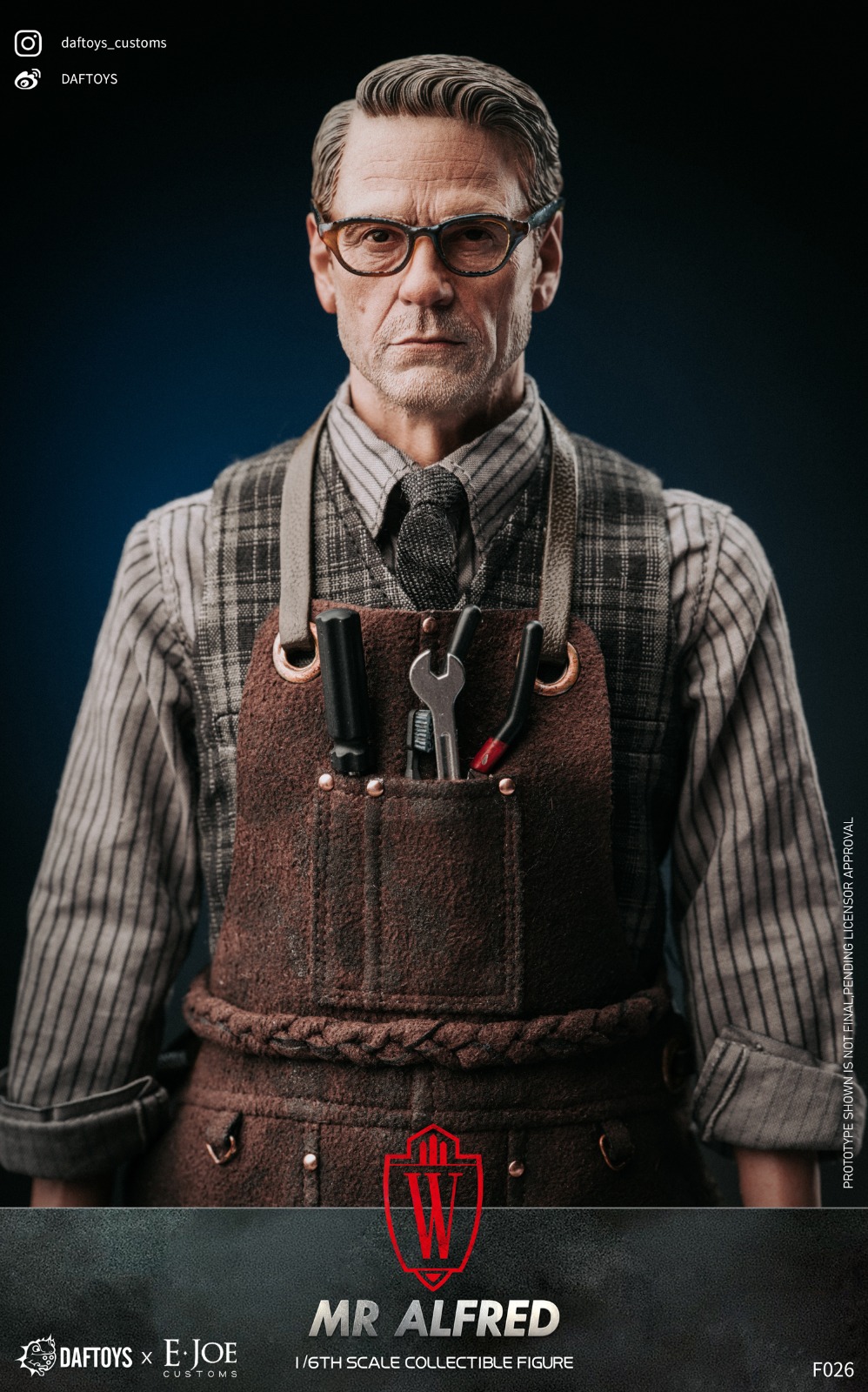 DAFTOYS x E.JOE CUSTOM F026 1/6 MR ALFRED