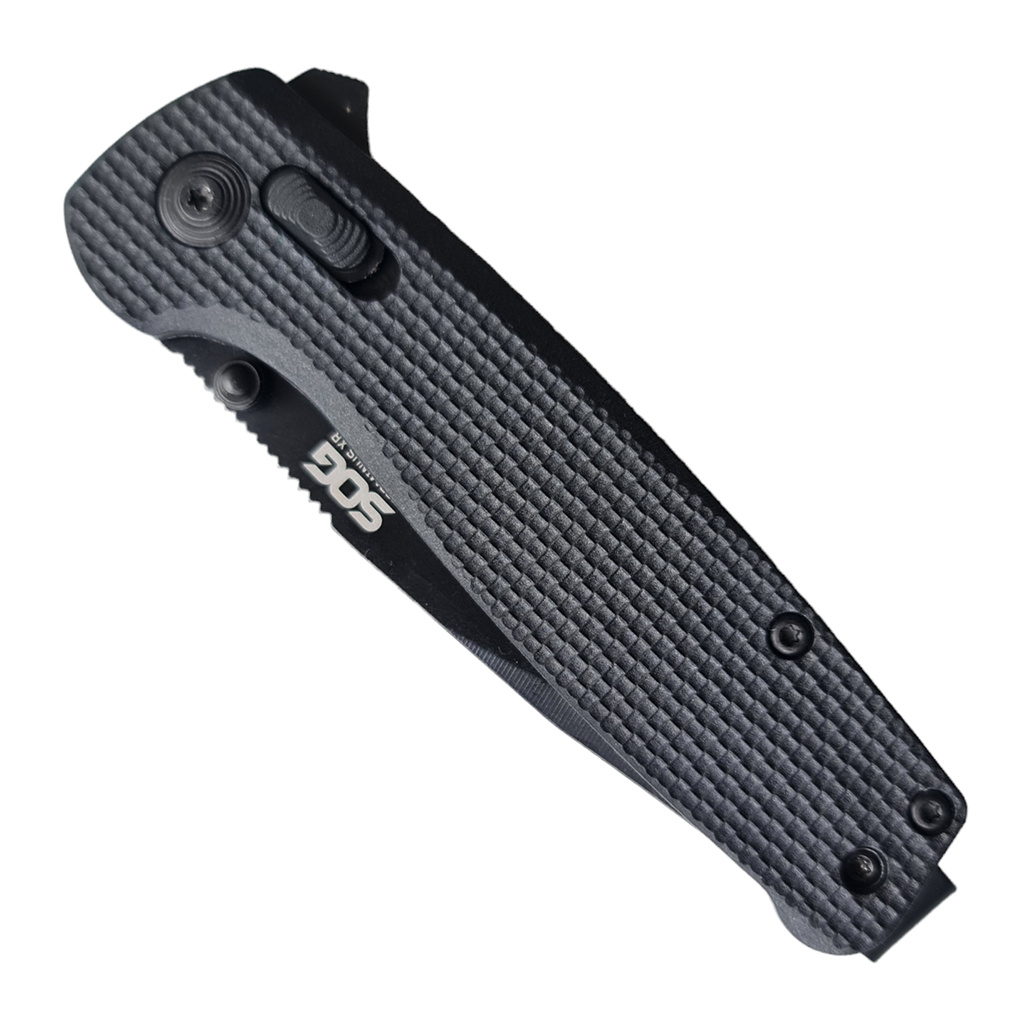 มีดพับ SOG Terminus XR Limited Series CRYO D2 ขนาด 7 นิ้ว (18 ซม.) สีดำ