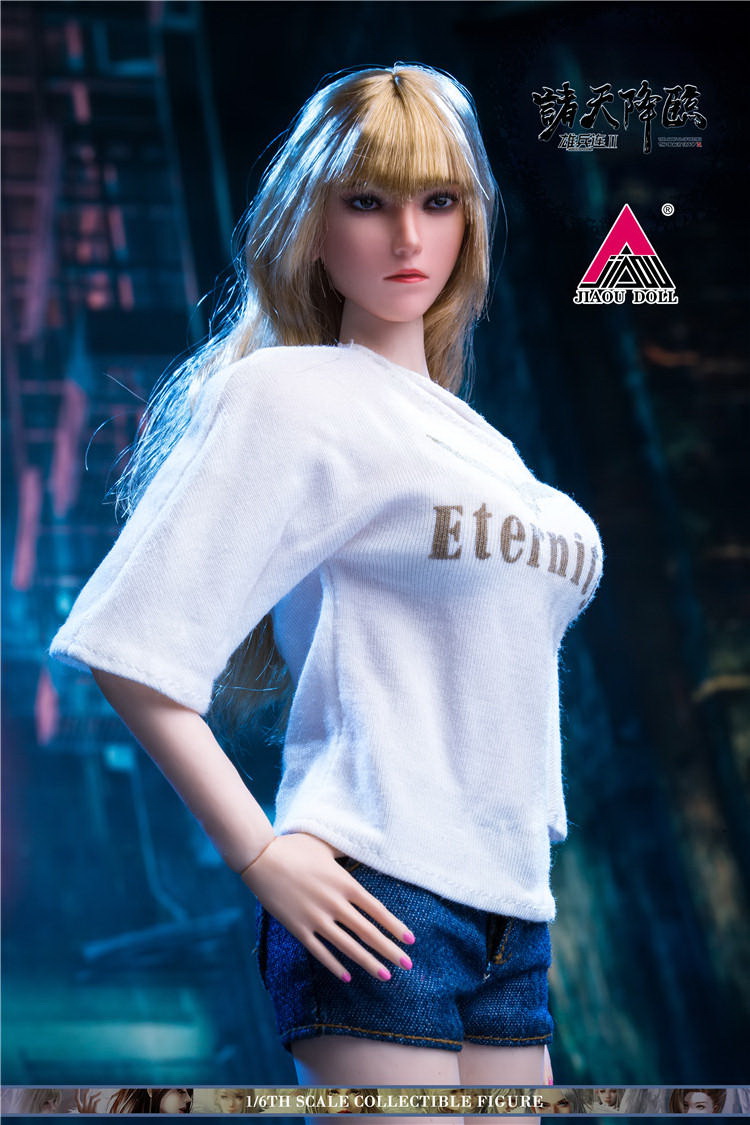 CS-001 1/6 The Advent of the Crowns of the Crown Angels - Queen (wearing the crown) / Running Hair / Casual wear