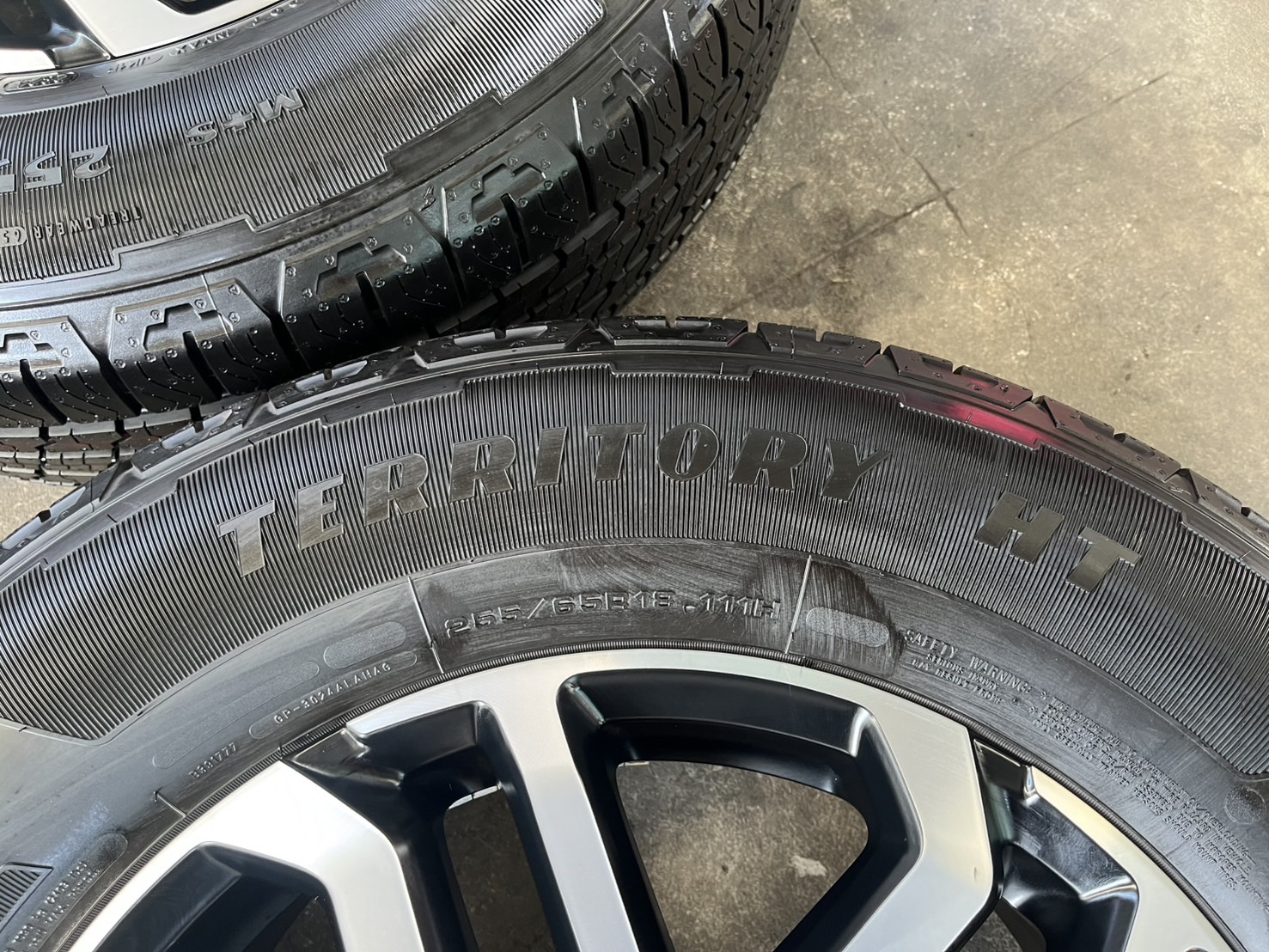 ✨ล้อแม็กพร้อมยางใหม่ป้ายแดง✨Ford Next-Gen Sport ขอบ 18 ดำหน้าเงา💖ใหม่กริ๊บ💖