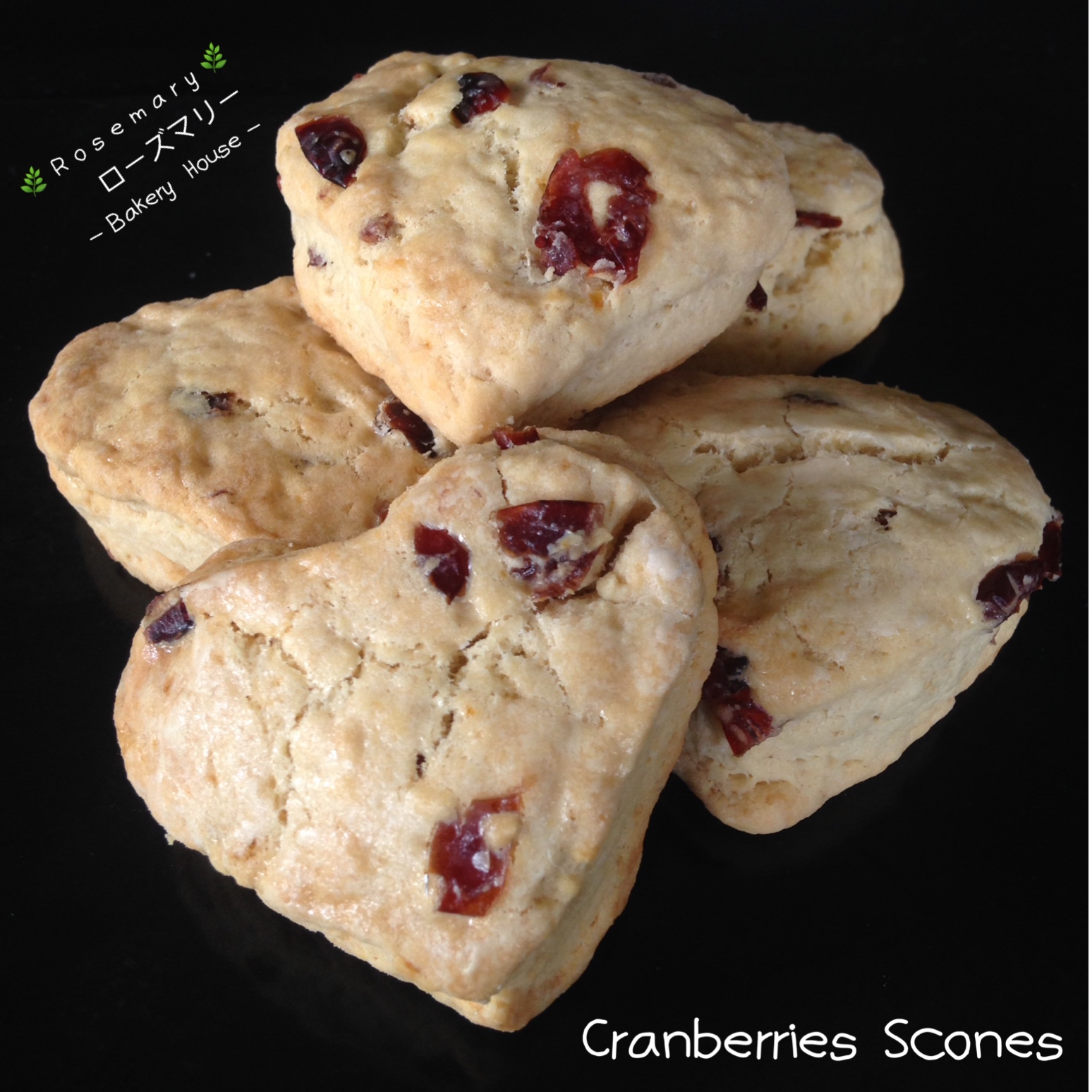 สโคนแครนเบอร์รี่ 🌿 Cranberries Scone🌿