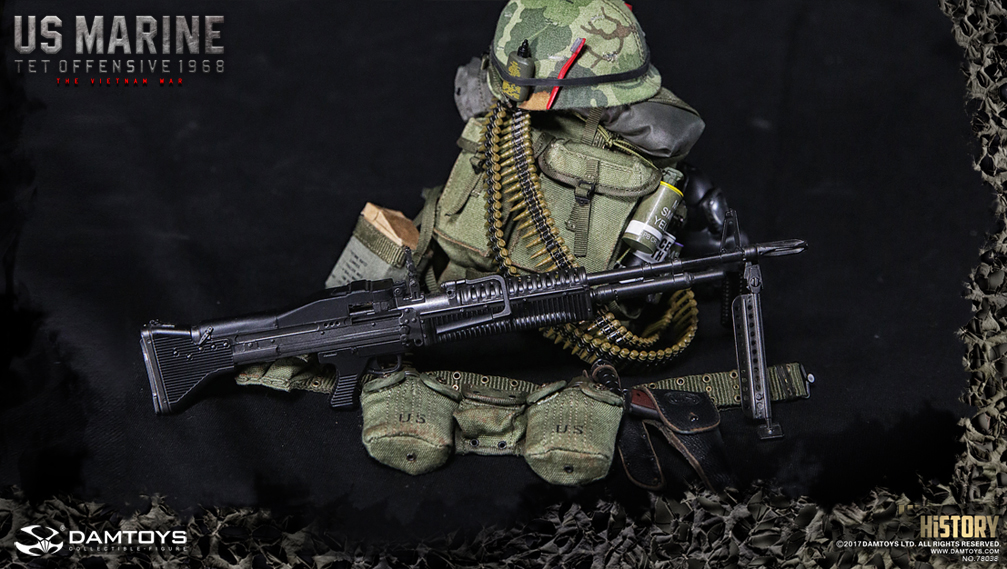 DAMTOYS 78038 HISTORY SERIES 16 U.S.MARINE (TET OFFENSIVE,1968) - VIETNAM WAR