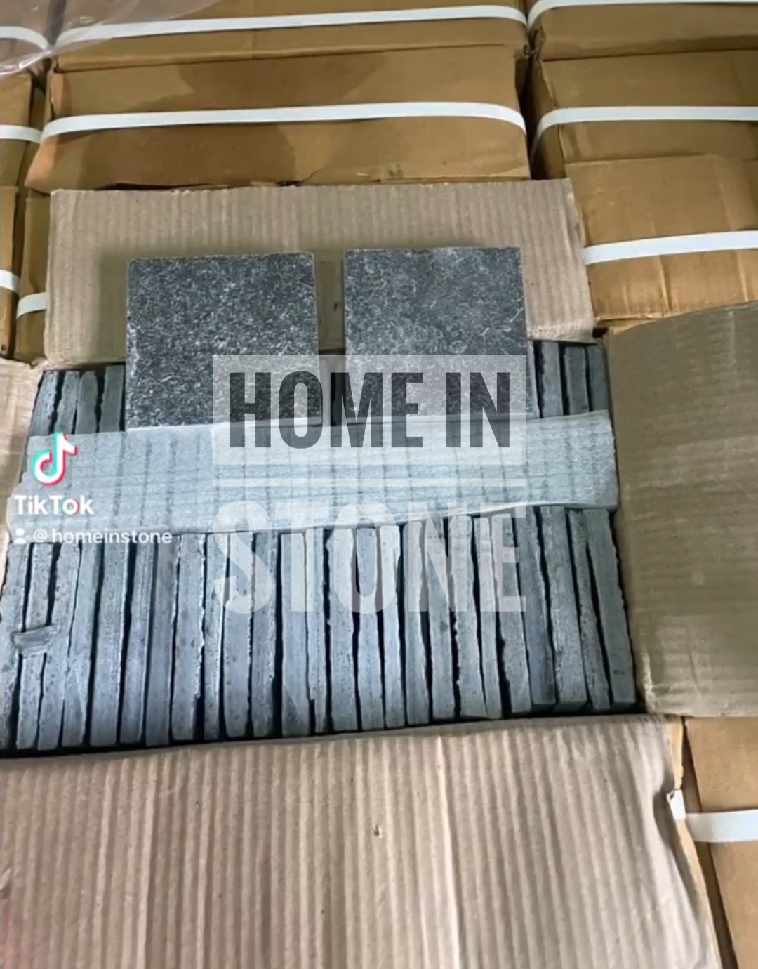 หินปูสระว่ายน้ำ Silver grey 10x10 + White Cloudy 10x10