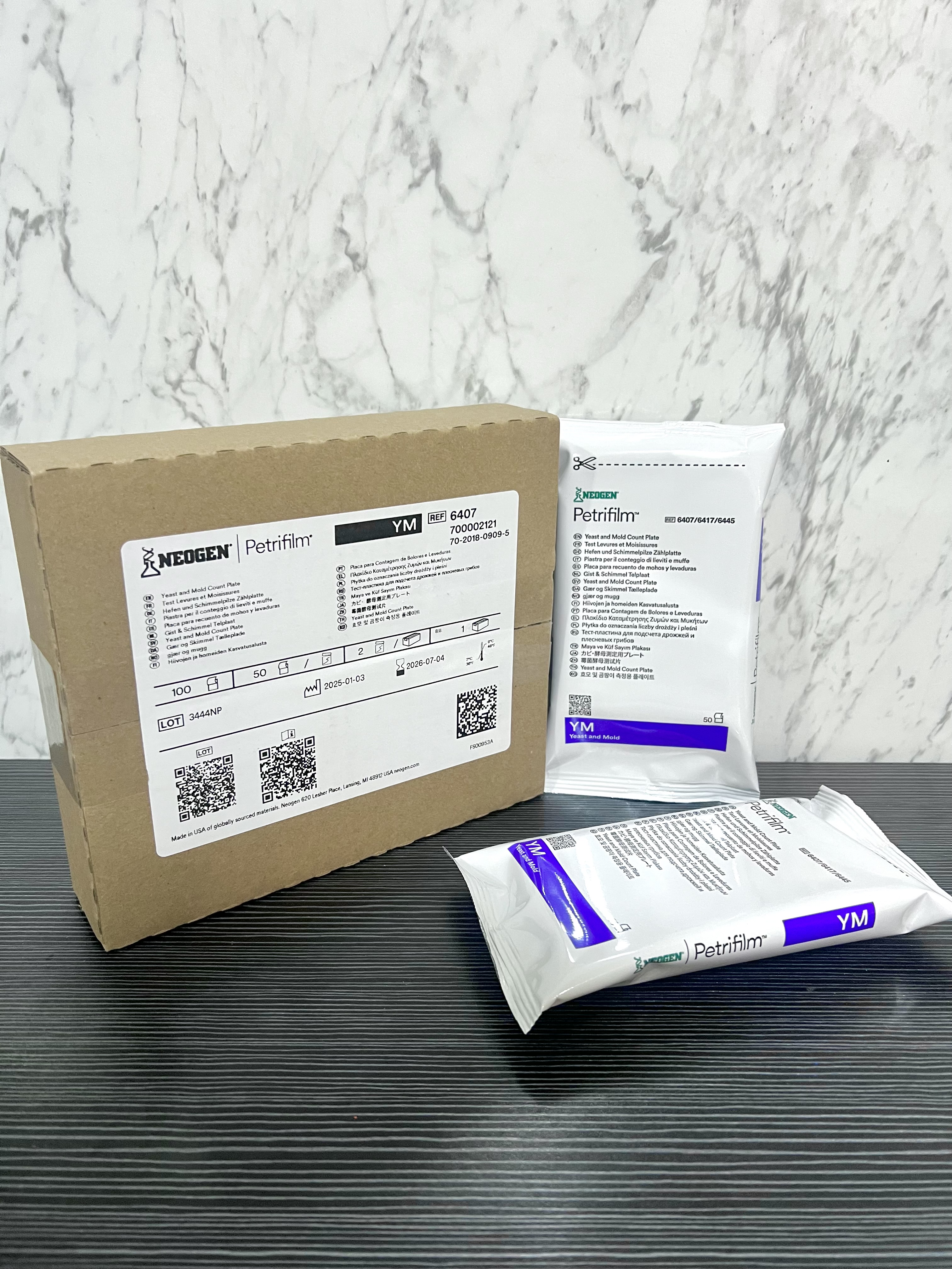 Neogen™ Petrifilm™ Yeast and Mold Count Plate(100แผ่น/pkg)- แผ่นทดสอบยีสต์และเชื้อรา