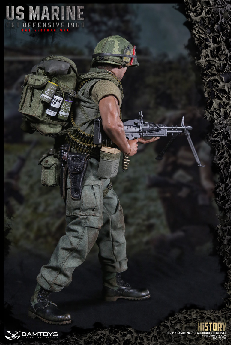 DAMTOYS 78038 HISTORY SERIES 16 U.S.MARINE (TET OFFENSIVE,1968) - VIETNAM WAR