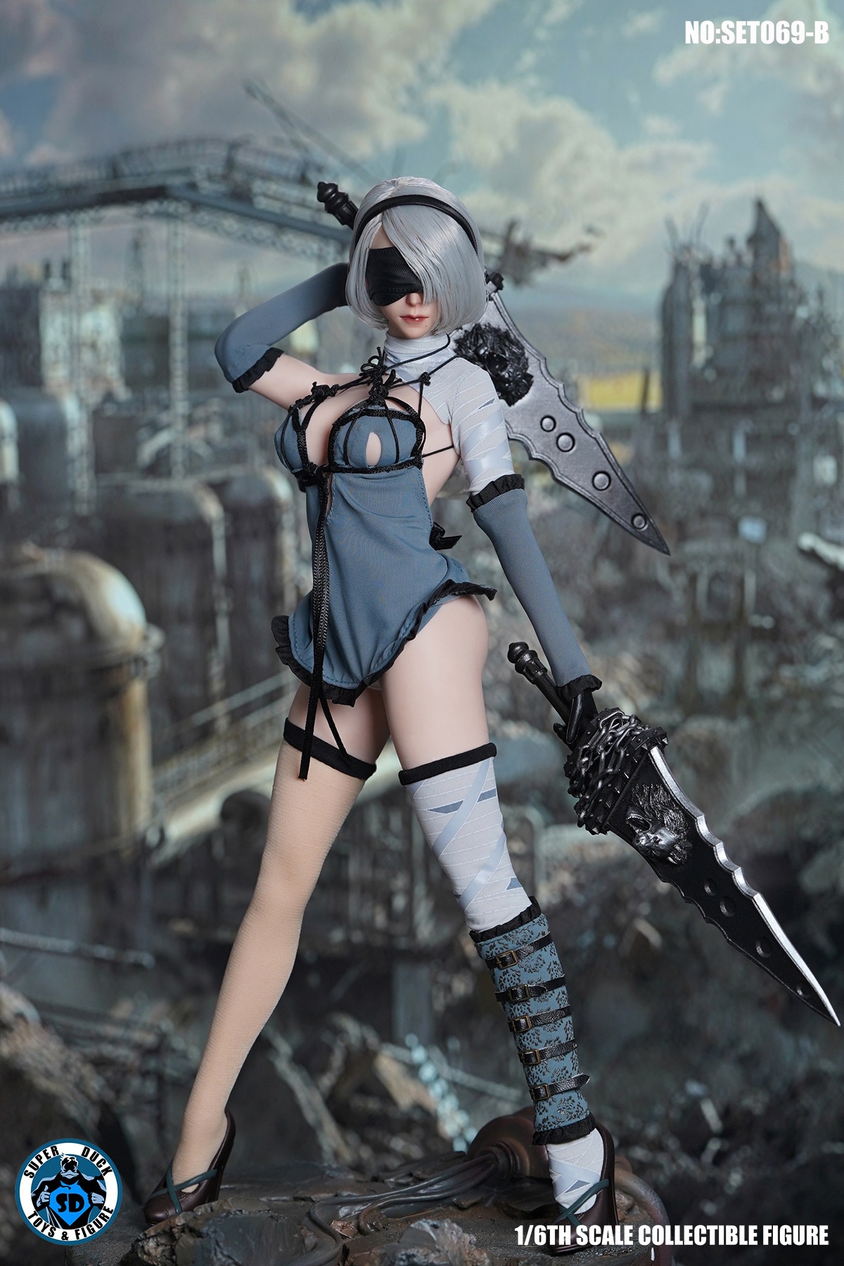 SUPER DUCK SET069B 1/6 Pajamas Version Cyborg