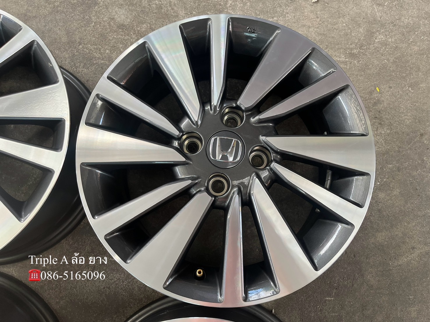 ✨ล้อแม็กป้ายแดง✨Honda City SV รุ่นใหม่ล่าสุด ขอบ 15 เทาหน้าเงา💖ใหม่กริ๊บ💖