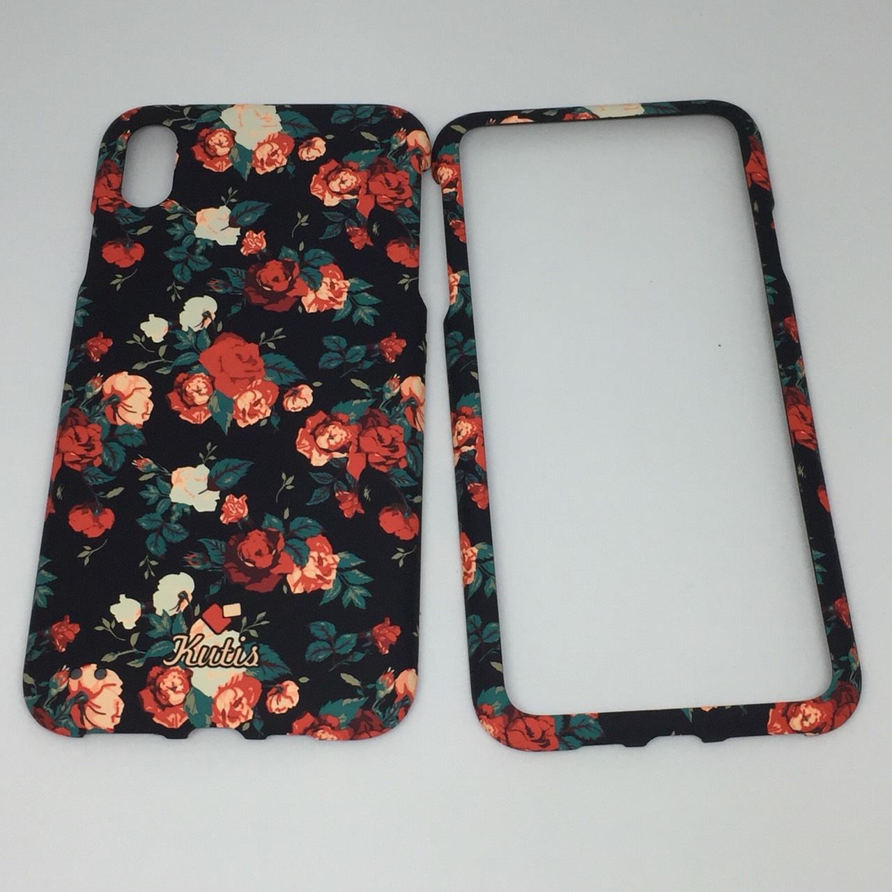 เคสคูทิส(Kutis)ไอโฟนXSMAX (ลายดอกไม้ สีพื้นหลังสีดำ)มาใหม่ๆ