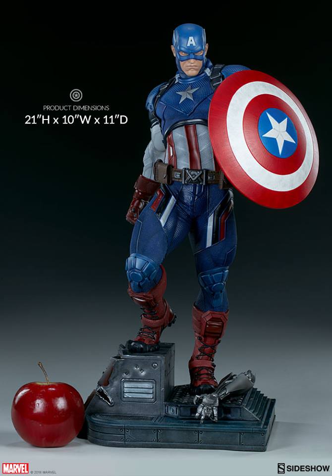 Captain America Premium Format™ 300524 Figure by Sideshow Collectibles