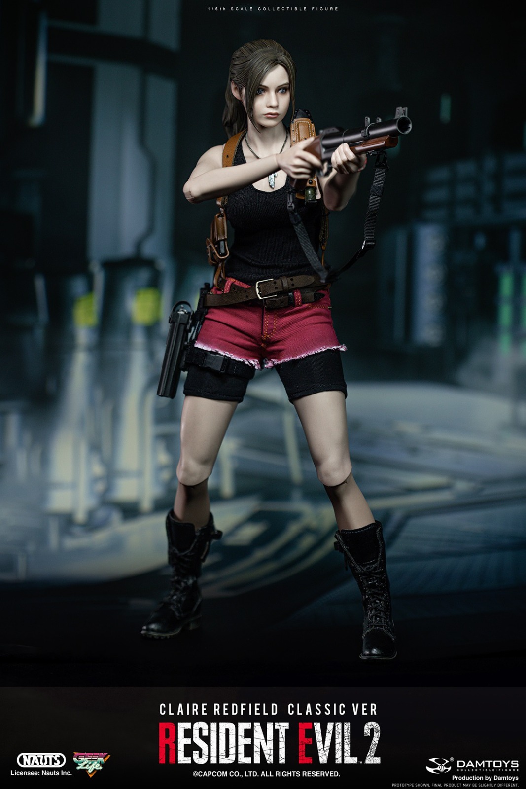 DAMTOYS DMS038 1/6 RESIDENT EVIL 2 - CLAIRE REDFIELD (CLASSIC VER)