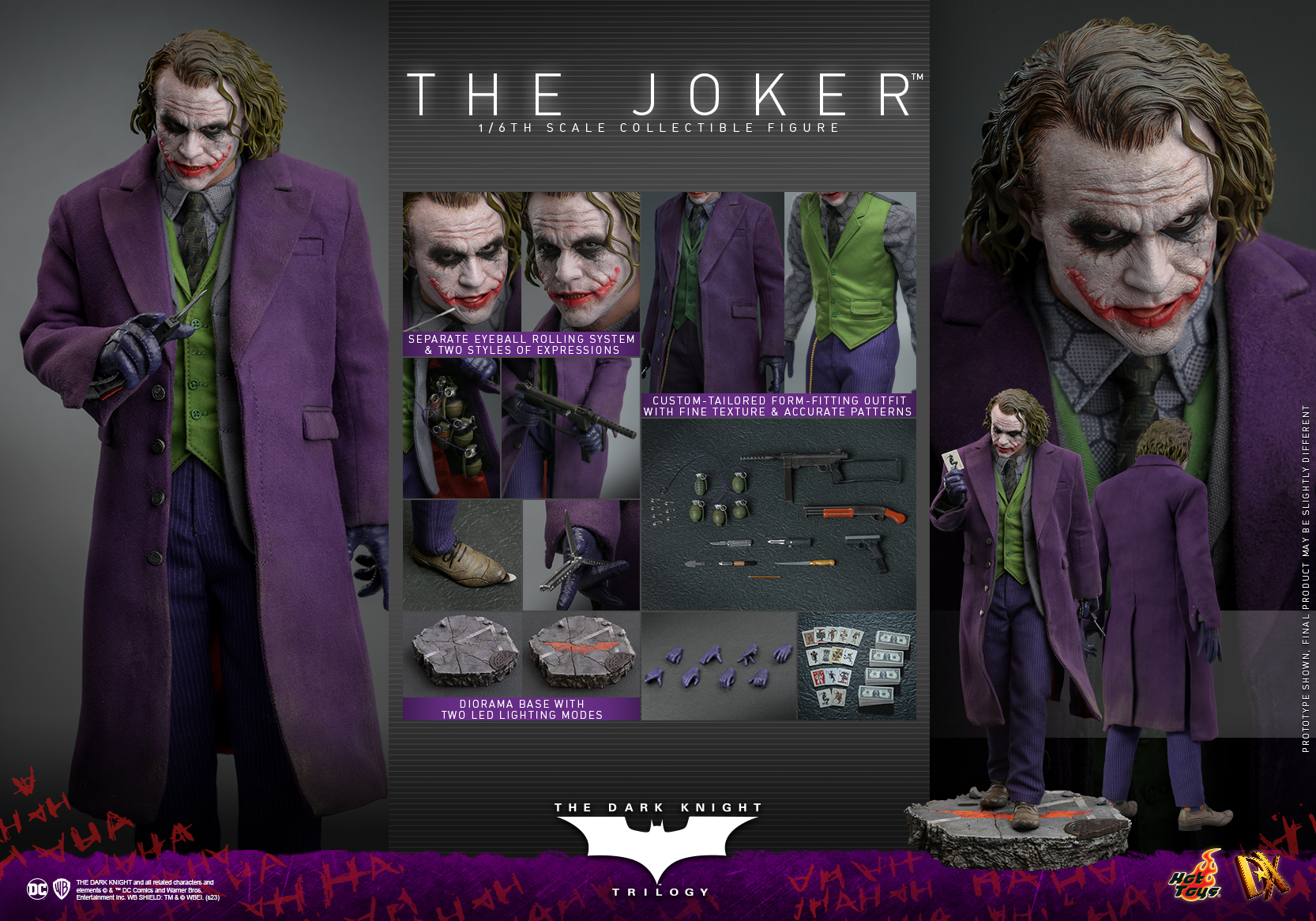 Hot Toys DX32 1/6 The Dark Knight Trilogy - The Joker