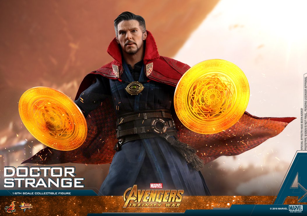 Hot Toys MMS484 AVENGERS INFINITY WAR - DOCTOR STRANGE + DJ-CUSTOM AS001 1/6 THE IMAGES OF IKKON