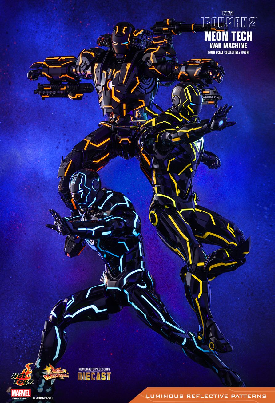 Hot Toys MMS553D35 IRON MAN 2 - NEON TECH WAR MACHINE