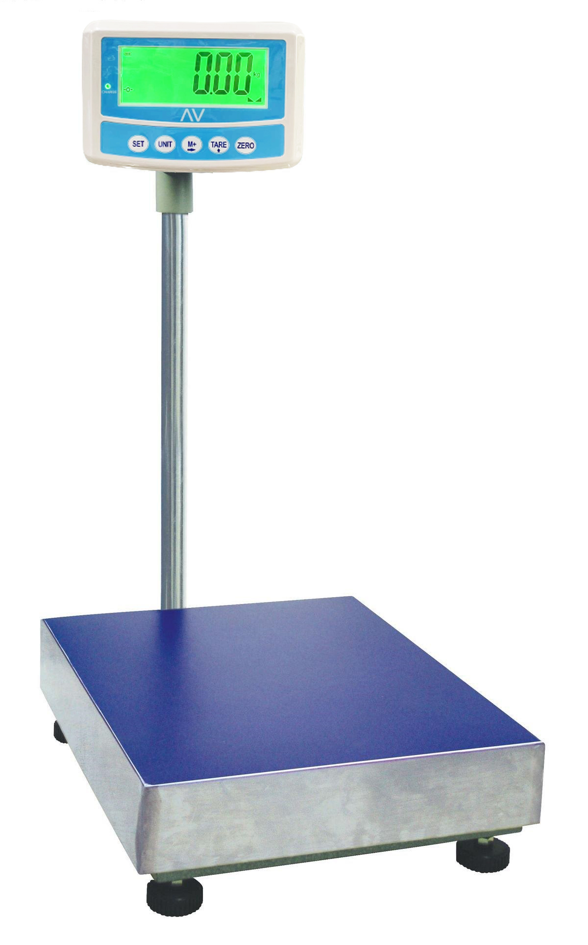 เครื่องชั่งดิจิตอลวางพื้น ตรา Avenue รุ่น AW-B แท่นชั่ง 50 x 60 ซม. พิกัด 300 กก. LCD