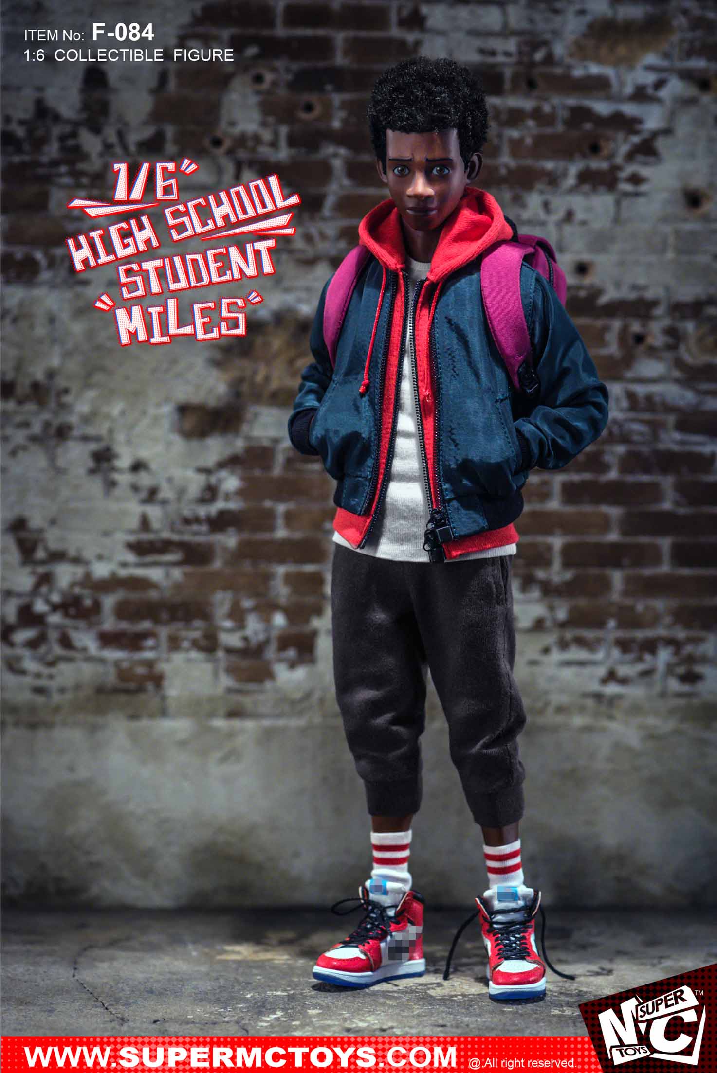 SUPERMCTOYS F-084 1/6 High School Student "Miles"