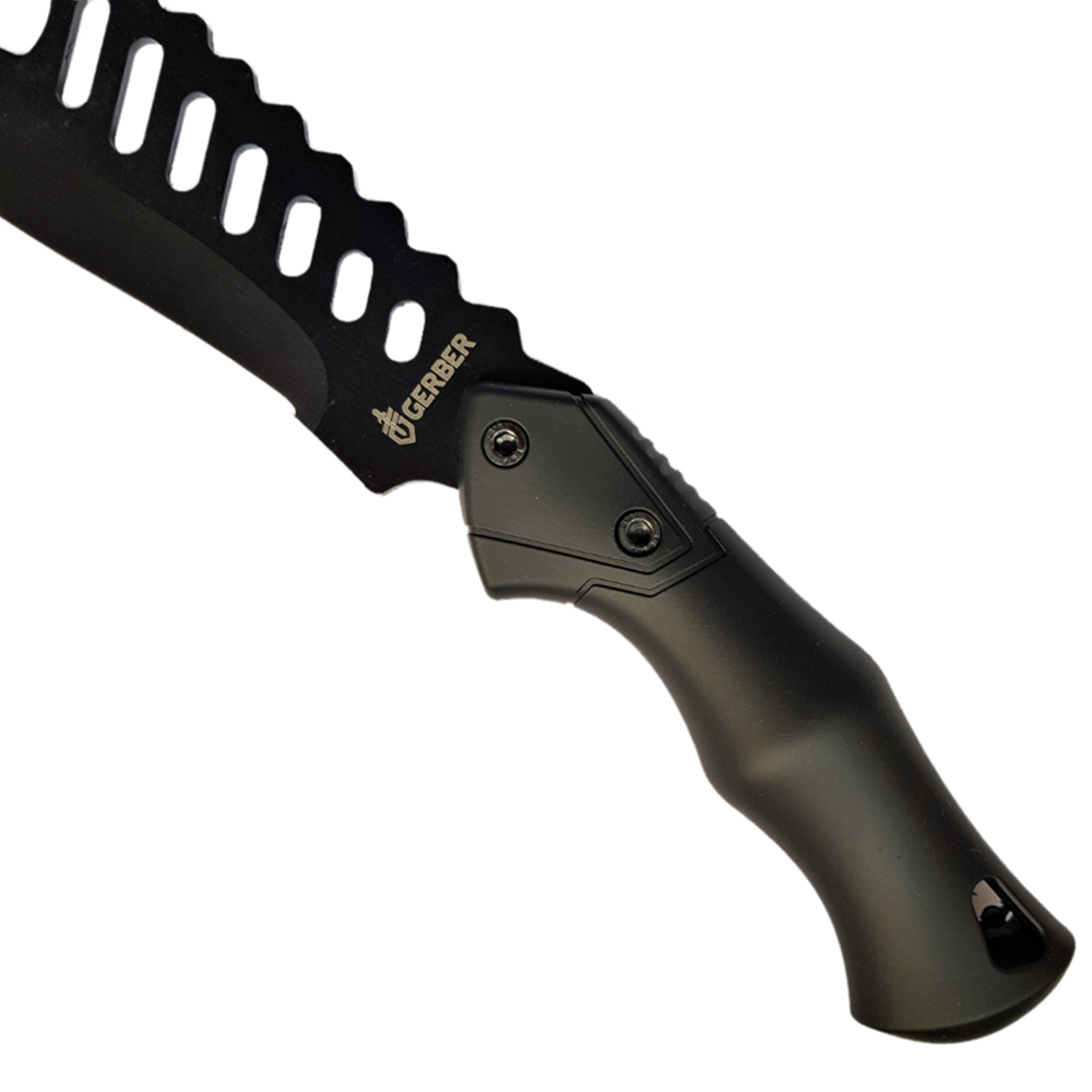 มีดพก มีดเดินป่า มีดใบตาย GERBER 16 นิ้ว (41 ซม.) พร้อมซองผ้าไนล่อนร้อยเข็มขัดสำหรับเก็บมีด