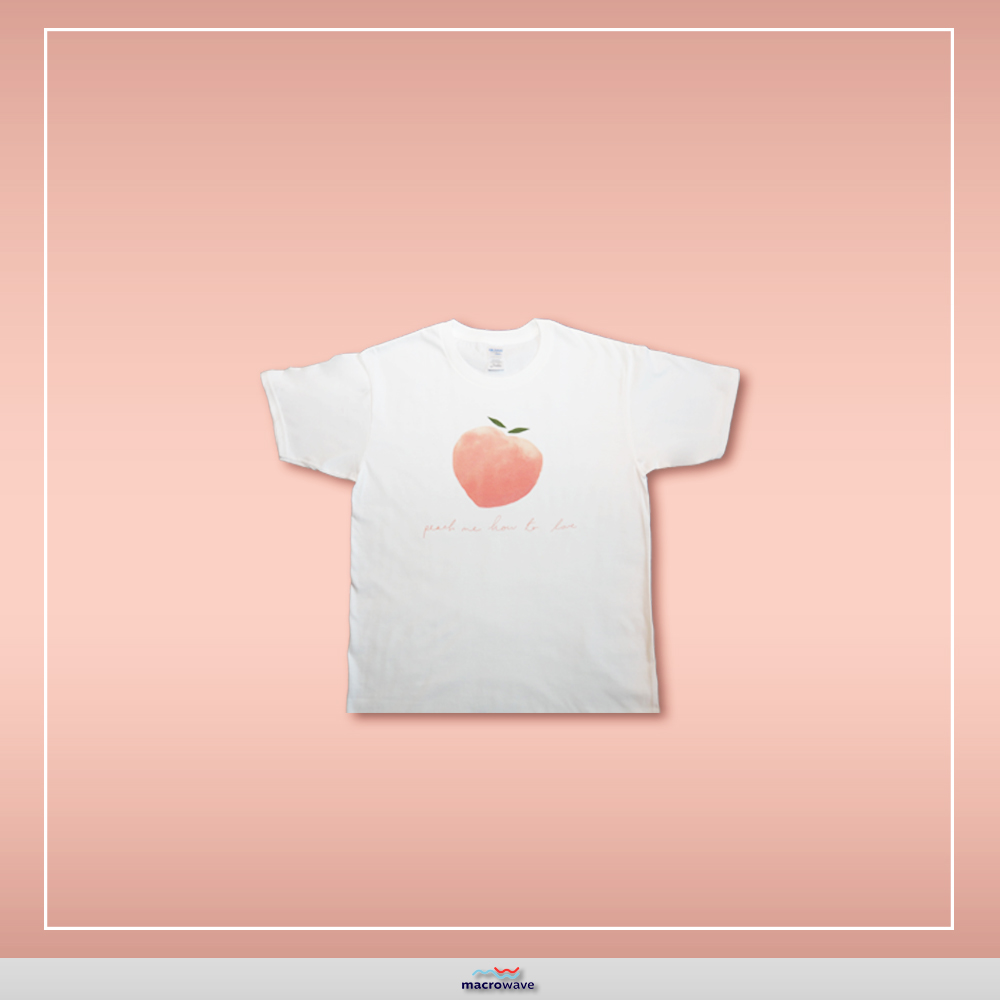 LUKPEACH : T-SHIRT ลาย ลูกพีช