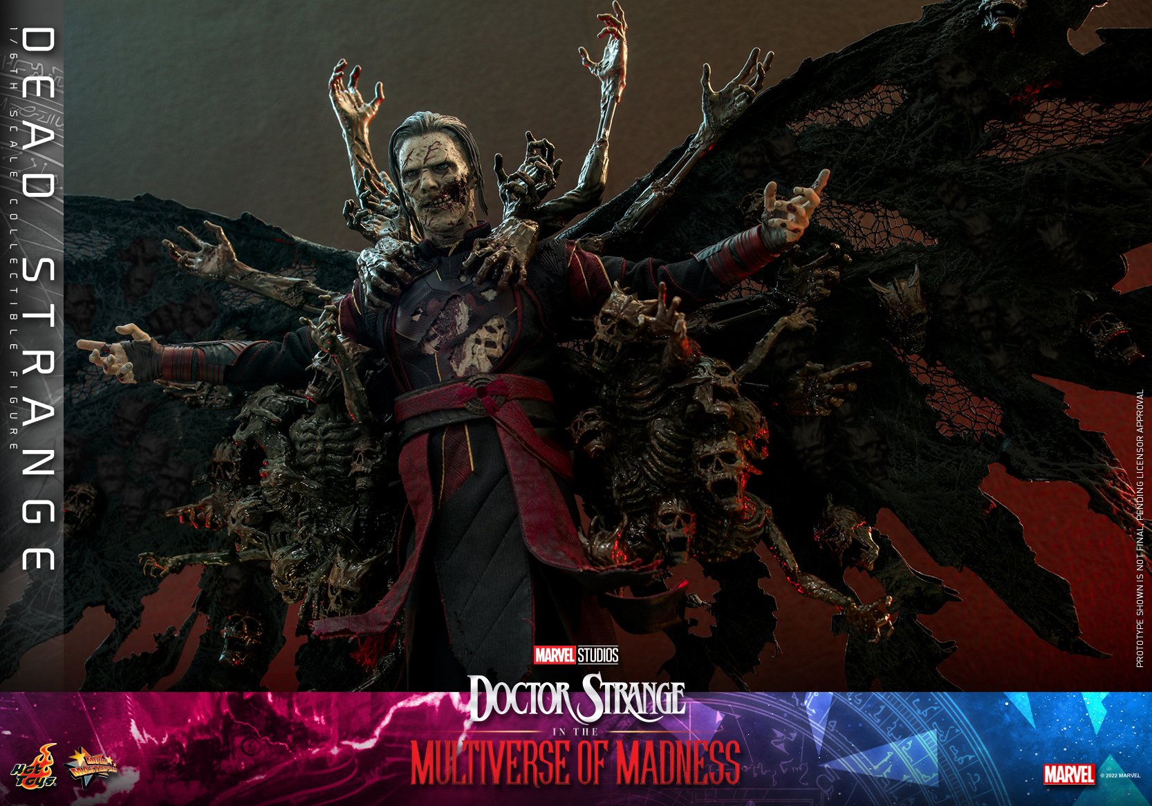 Hot Toys MMS654 1/6 Doctor Strange in the Multiverse of Madness - Dead Strange