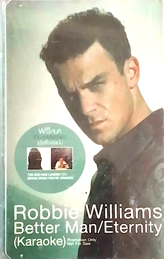 Robbie Williams Better Man/Eternity (Karaoke) used cassette