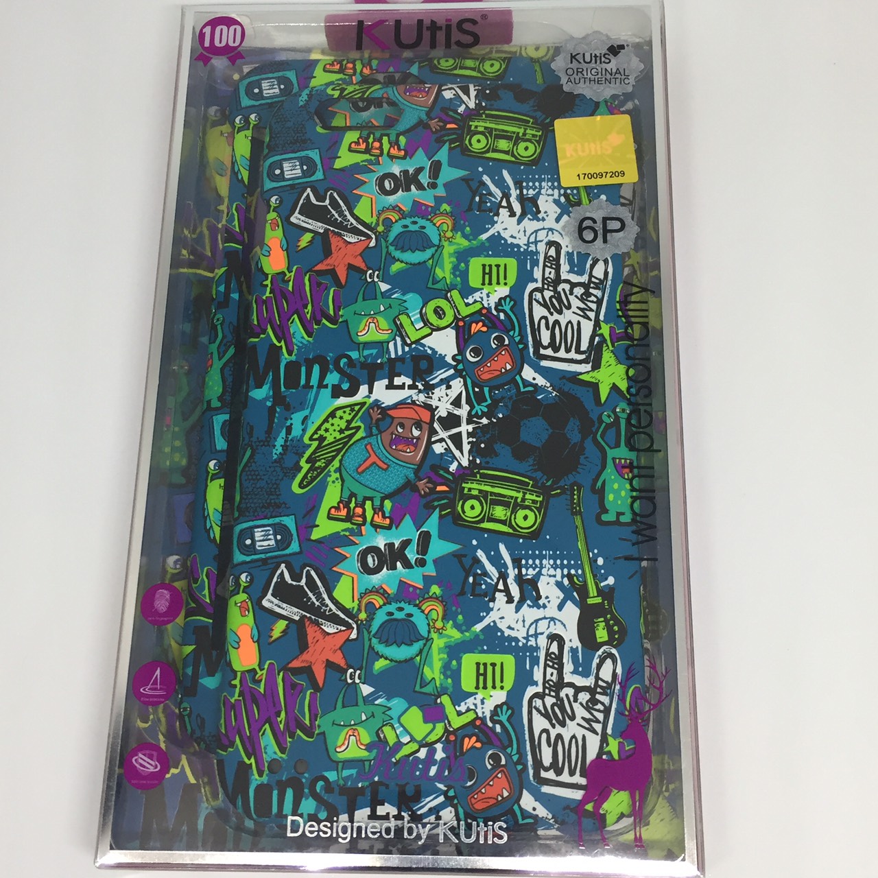 เคสคูทิส (Kutis)ไอโฟน6พลัส,6Sพลัส(ลายMonster)มาใหม่