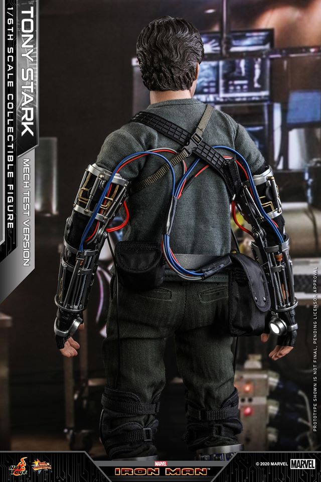 Hot Toys MMS581B 1/6 Iron Man - Tony Stark (Mech Test Version) (Special Edition Bonus)