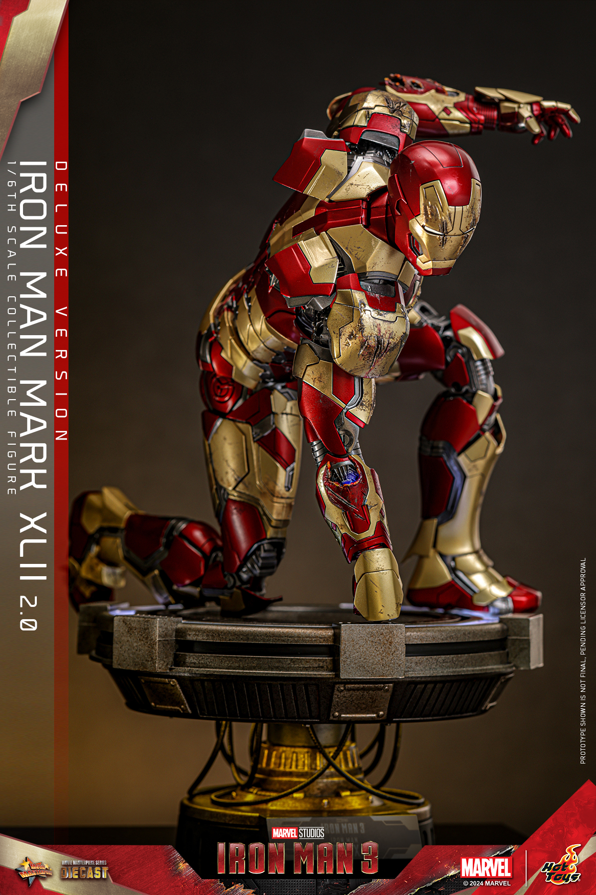 Hot Toys MMS759D66B Iron Man 3 - Iron Man Mark XLII (2.0) (Deluxe Version) (Special Edition)