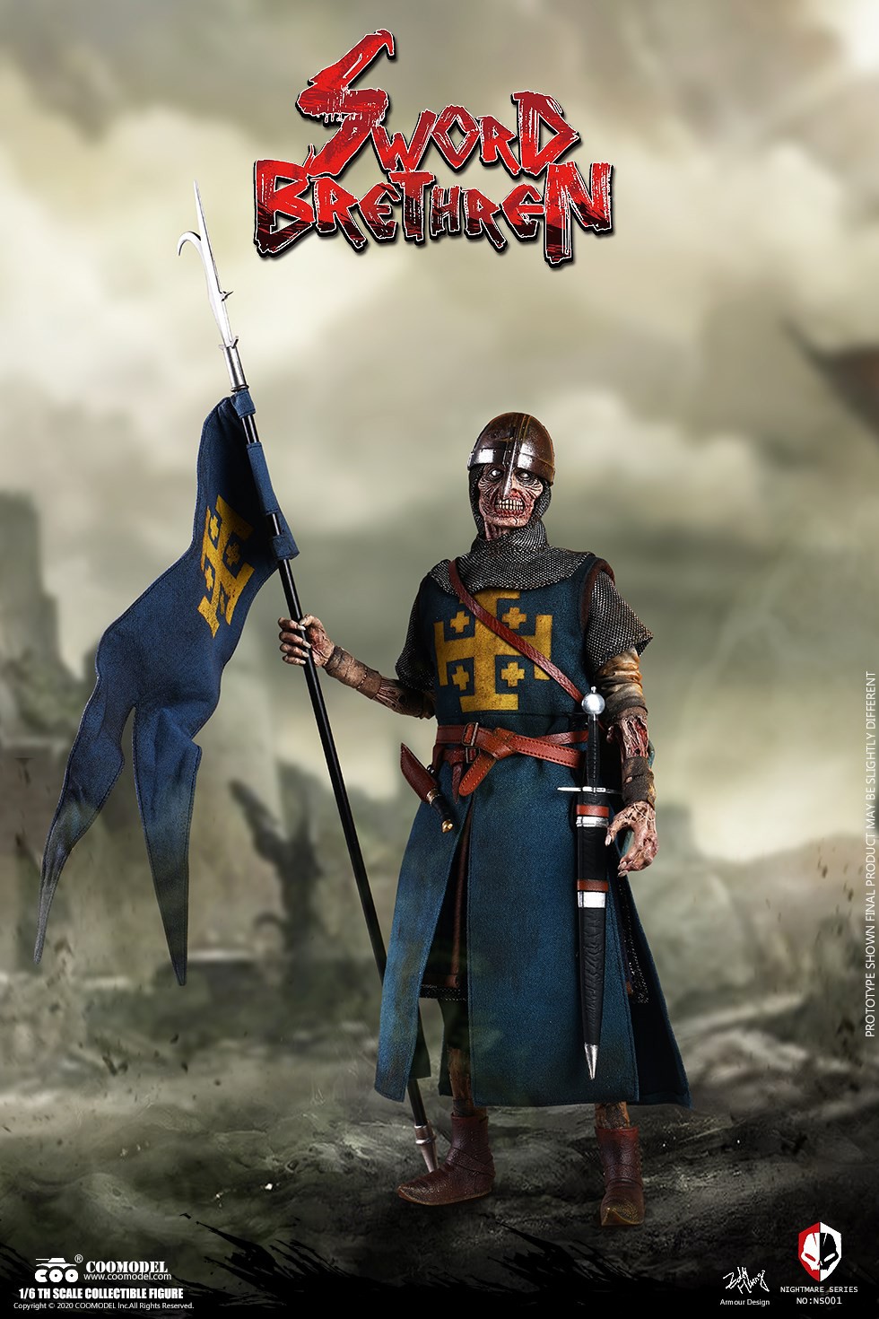 COOMODEL NS001 1/6 NIGHTMARE SEIRES (DIECAST ALLOY) - SWORD BRETHREN