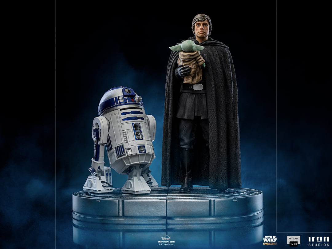 Iron Studios Art Scale 1/10 The Mandalorian - Luke Skywalker and Grogu