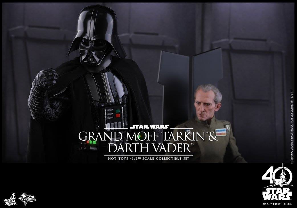 Hot Toys MMS434 STAR WARS: EPISODE IV A NEW HOPE - GRAND MOFF TARKIN & DARTH VADER