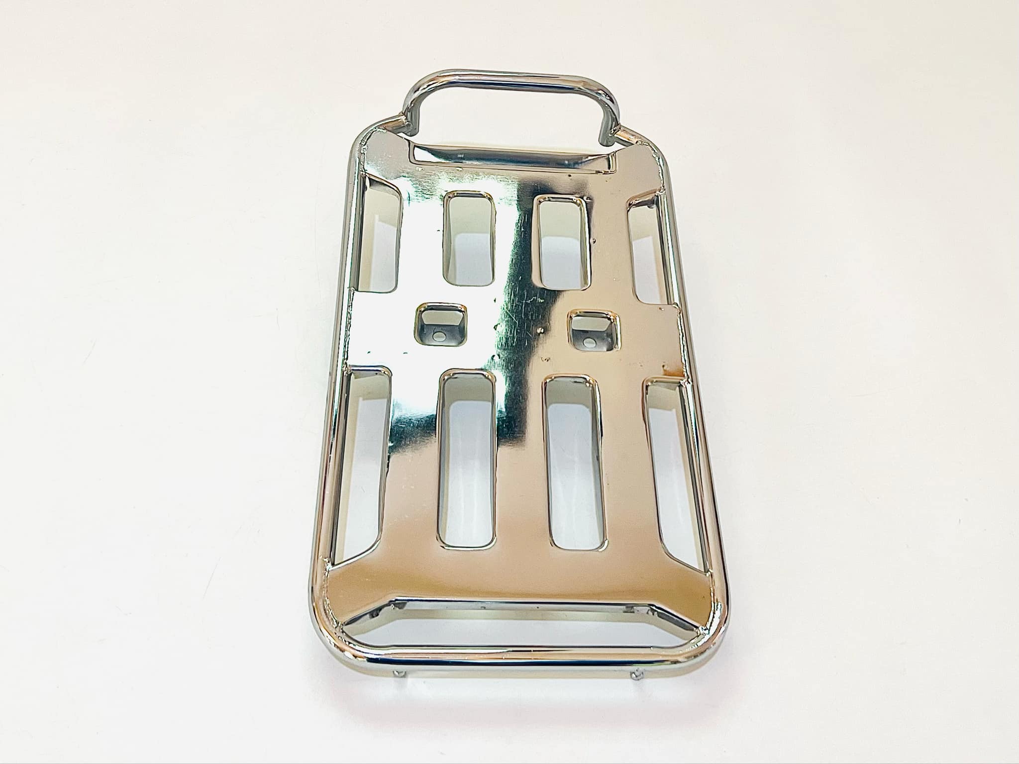 ตะแกรงท้ายซี700 C700 แบบบรรทุก เหล็กชุบ