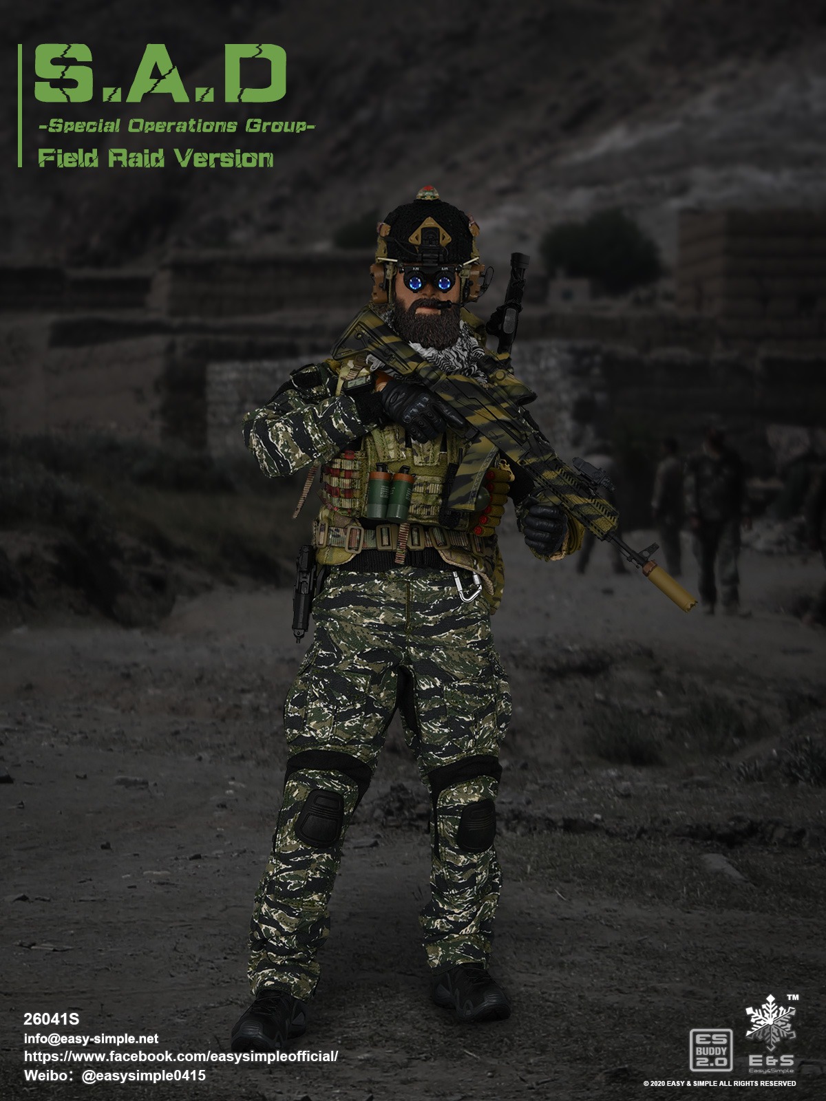 Easy&Simple 26041S S.A.D Special Operation Group - Field Raid Version (Exclusive Woodland Version)