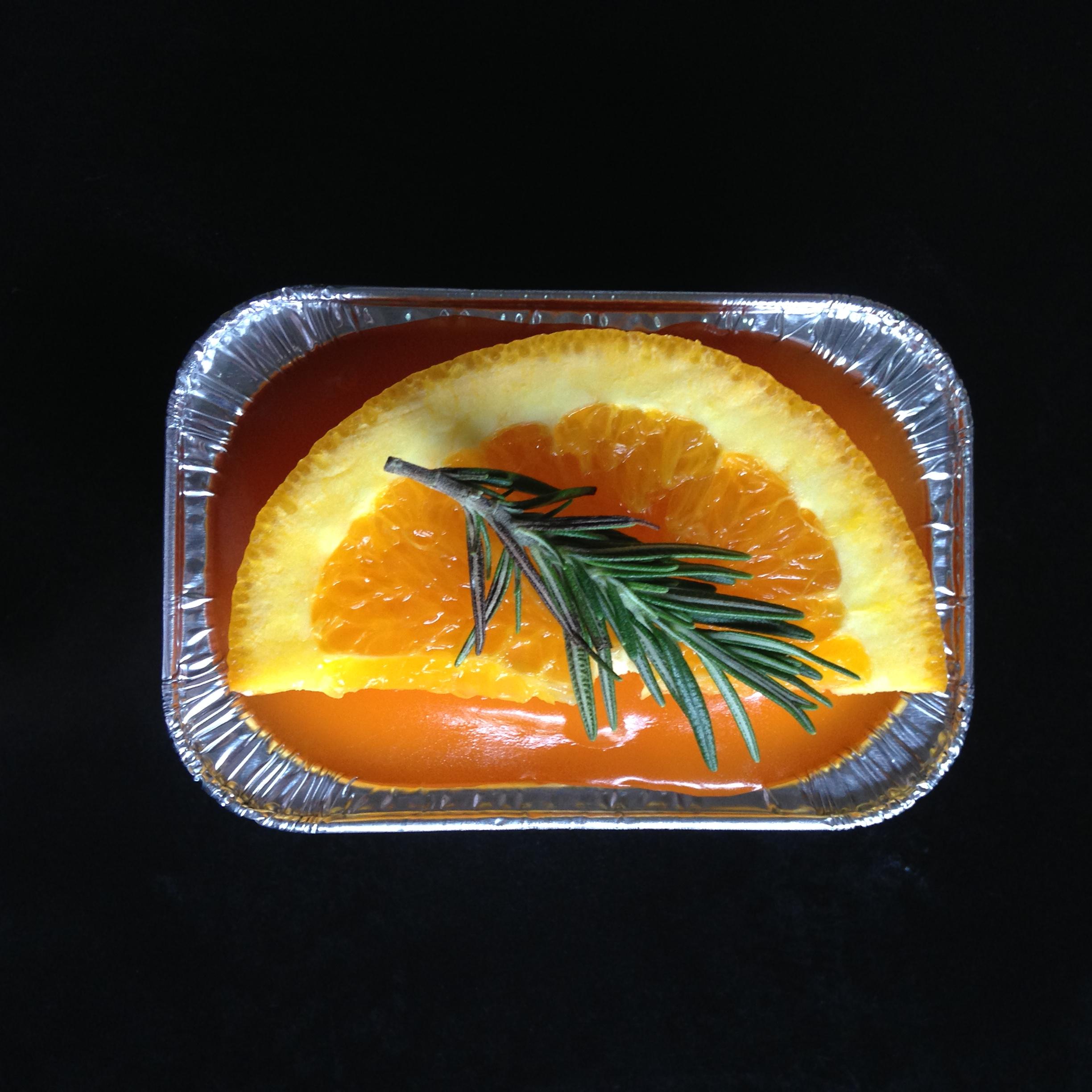 🍊 เค้กส้มแมนดาริน🍊 (แบบใส่กล่องฟรอย์) Mandarine Orange Cake (ราคาต่อชิ้น)