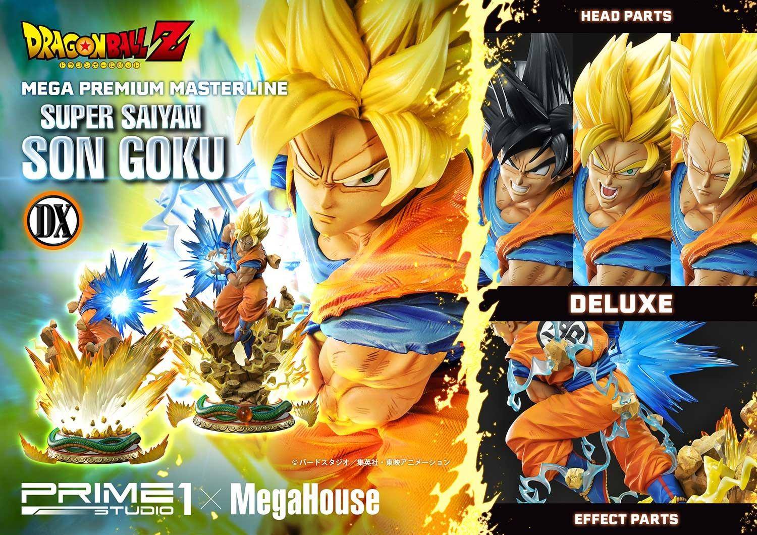 PRIME 1 STUDIO MPMDBZ-01DX DRAGON BALL Z 1/4 SUPER SAIYAN - SON GOKU DELUXE