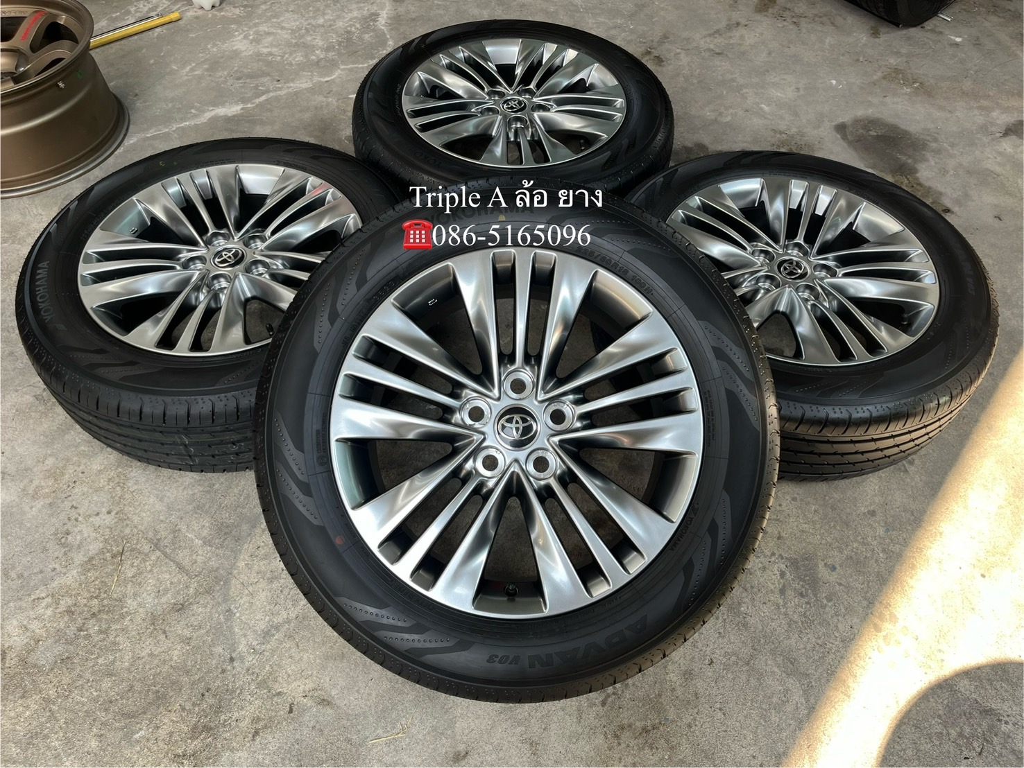✨ล้อแม็กพร้อมยางป้ายแดง✨Toyota Alphard (40-Series) รุ่นใหม่ล่าสุด ขอบ 18 สีไฮเปอร์💖สวยกริ๊บ💖