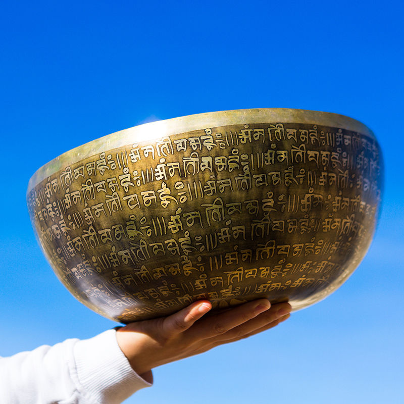 Tibetan Singing Bowl ขันทิเบต(ทองเหลือง) งานทำมือโดยช่างฝีมือชาวเนปาล