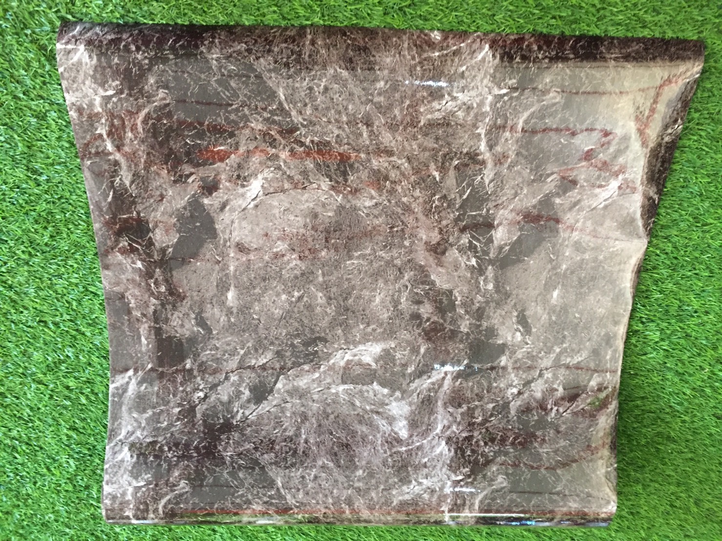 lala wall วอลเปเปอร์ลายหินอ่อน LA02 น้ำตาล 0.60CM*1M