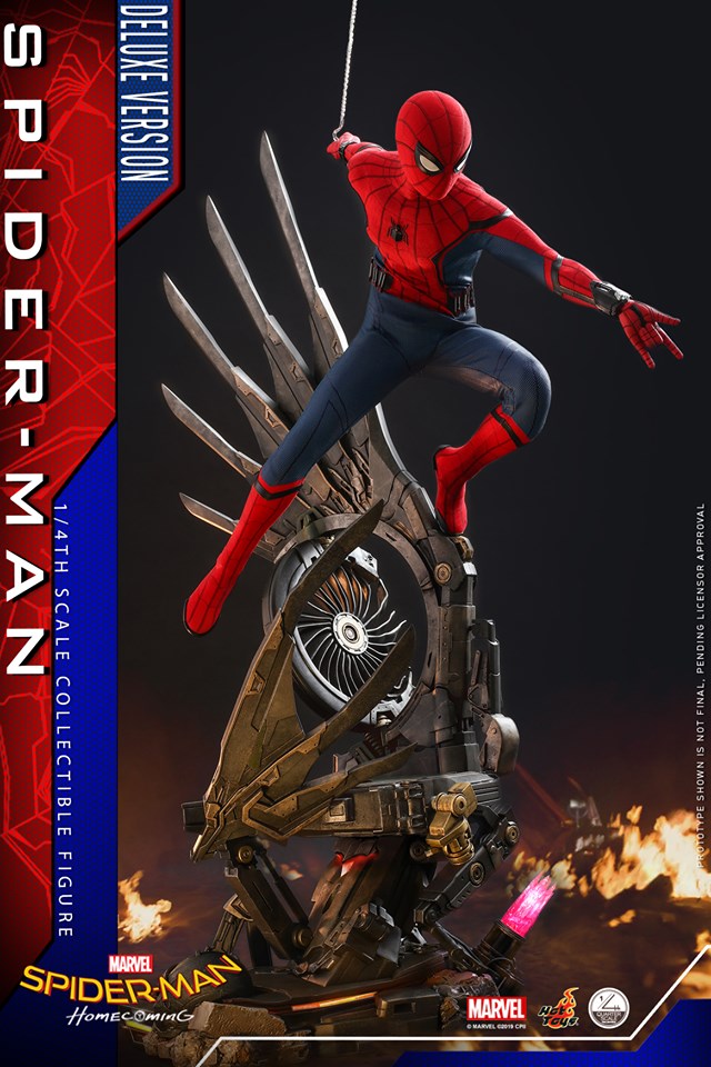 Hot Toys QS015 Spider-Man: Homecoming 1/4 Spider-Man (Deluxe Version)